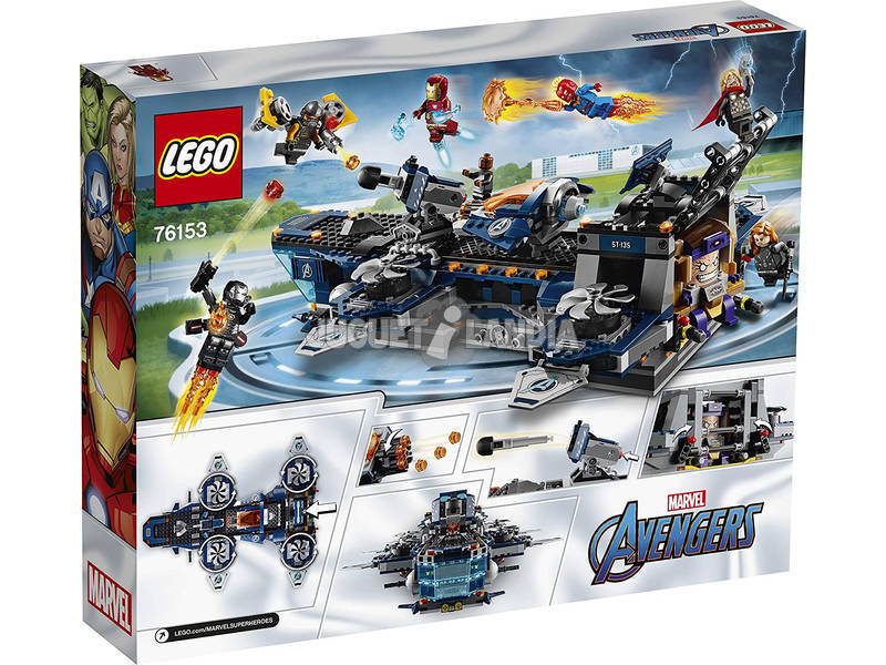 Lego Marvel Avengers Elitrasporto degli Avengers 76153