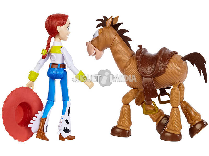 Toy Story Pack Aventuras Figuras Jessie e Bala no Alvo Mattel GJH82