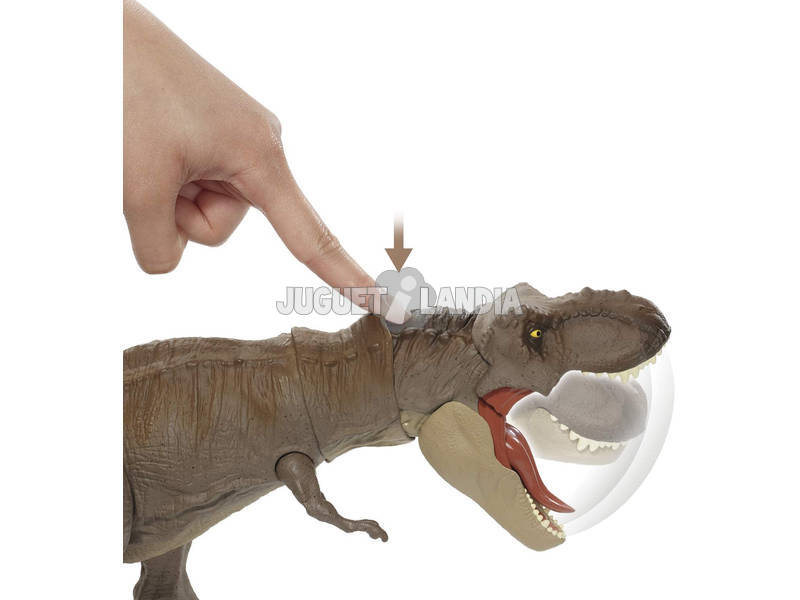 Jurassic World T-Rex Supermascelle Mattel GLC12