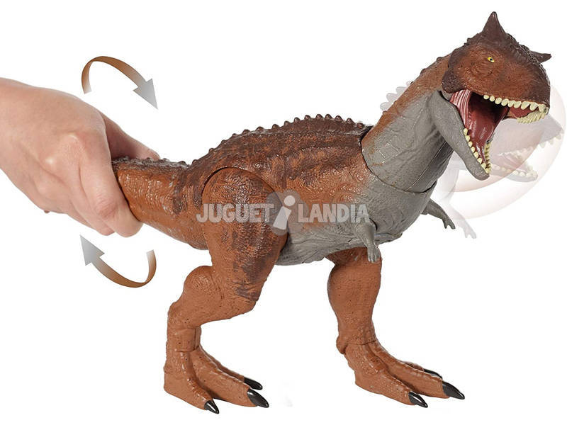 Jurassic World Carnotaurus Attacco Totale Mattel GJT59
