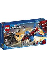 Lego Super Heroes Spider Jet VS. Armatura Robotica di Venom 76150