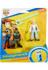Imaginext Toy Story Figure Soldato Carl e Bo Beep Mattel GFD13