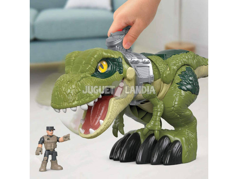 Imaginext Jurassic World Tirannosauro Megamascella Mattel GBN14
