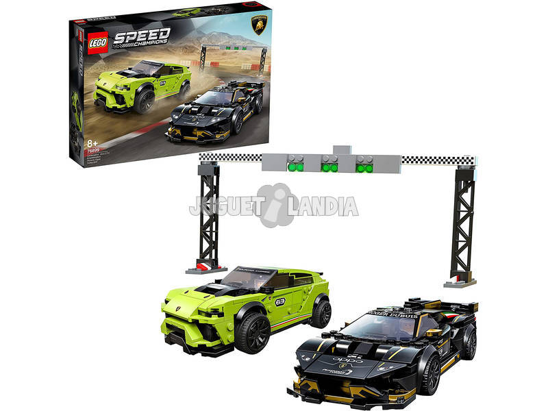 Lego Speed Champions Lamborghini Urus ST-X y Lamborghini Huracan 76899