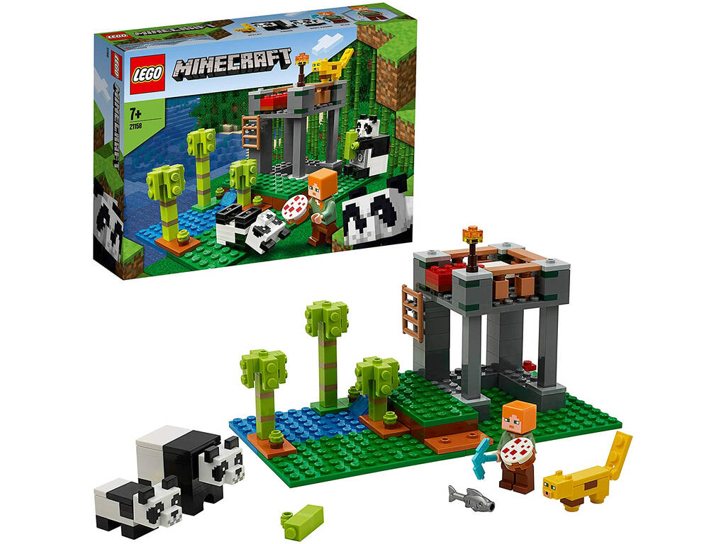 Lego Minecraft El Criadero de Pandas 21158