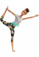 Barbie Movimientos Sin Límites Pelo Castaño Mattel FTG82