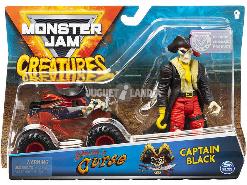 Monster Jam Creatures 1:64 Diecast avec Figurine Bizak 6192 5879