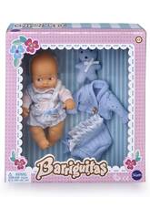 Barriguitas Set Baby mit blauer Kleidung Famosa 700015697