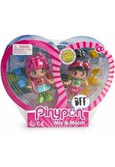 Pin et Pon Best Friends 2 Cheveux Roses et Cheveux Noirs Famosa 700015572