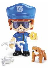 Pinypon Action Figura Pol�cia com Bulldog Famosa 700015151