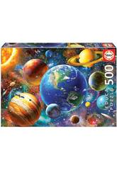 Puzzle 500 Sistema Solare Educa 18449