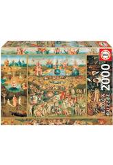 Puzzle 2000 Le Jardin des Dlices Educa 18505