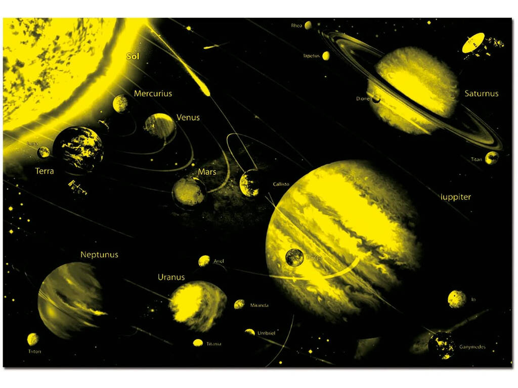Puzzle 1000 Solar System Neón Educa 14461