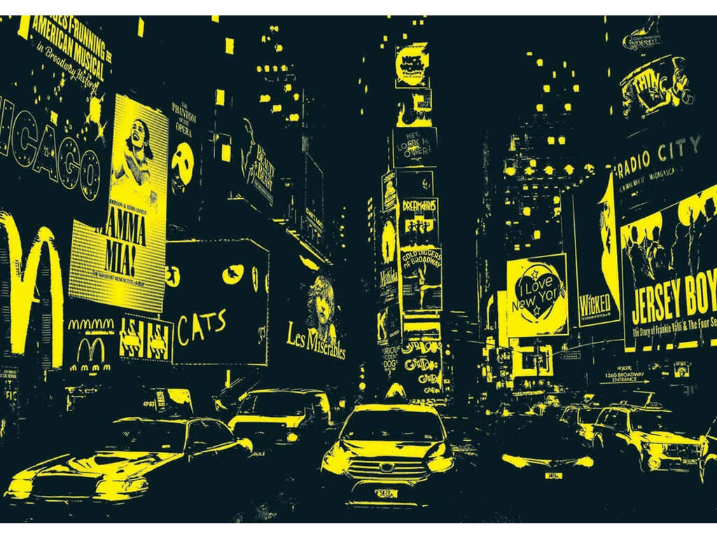 Puzzle 1000 Times Square, New York Neon Educa 18499