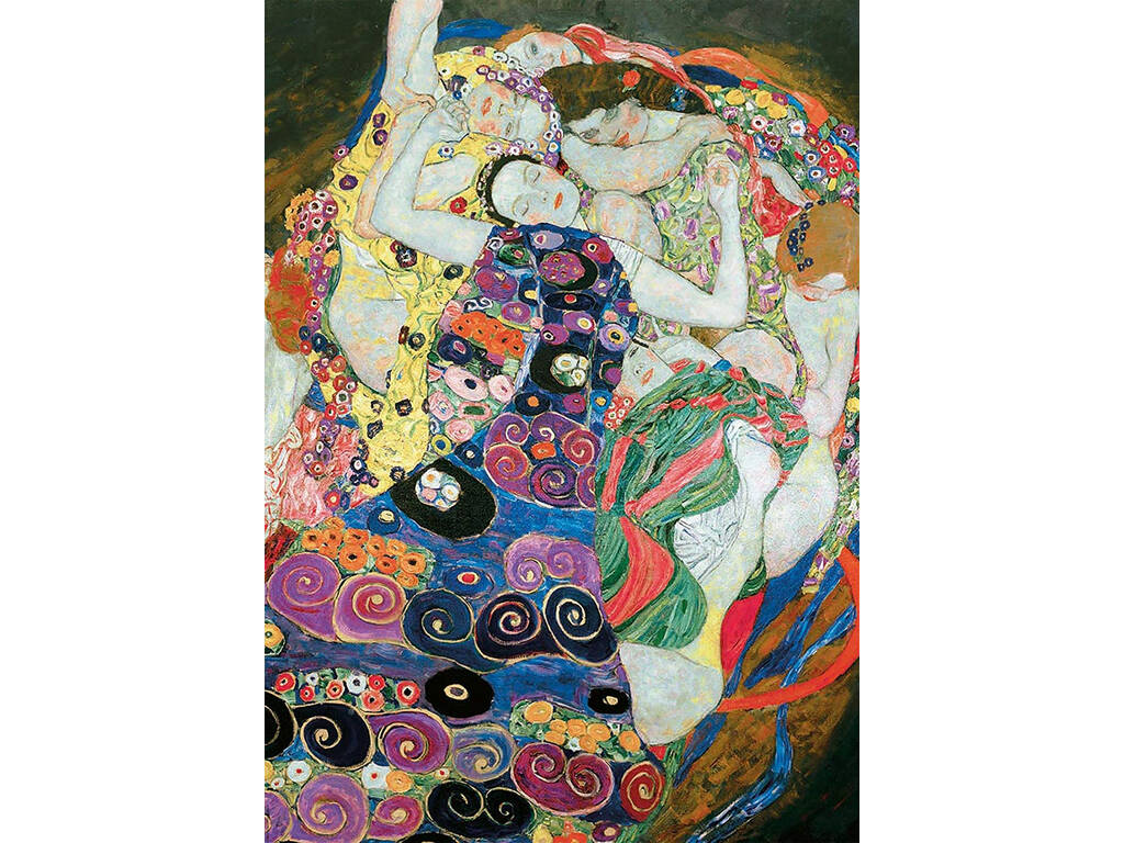 Puzzle 2x1000 El Beso + La Virgen, Gustav Klimt Educa 18488