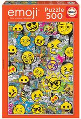 Puzzle 500 Emoji Graffiti Educa 18485