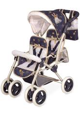 Chariot de Poupée Poussette Gémelaire Classic Romantic Pliant DeCuevas 90332