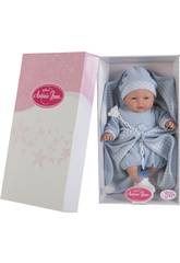 Poup�e Bimbo Bleue Avec Ch�le 37 cm. Antonio Juan 1451