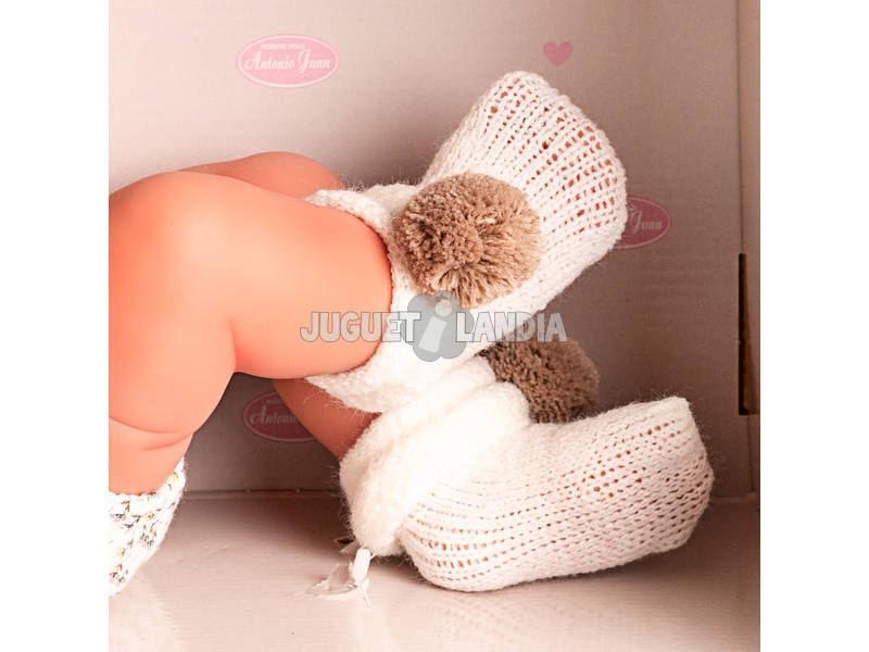 Leo Neugeborene Baby Beissring Puppe 40 cm von Antonio Juan 5075