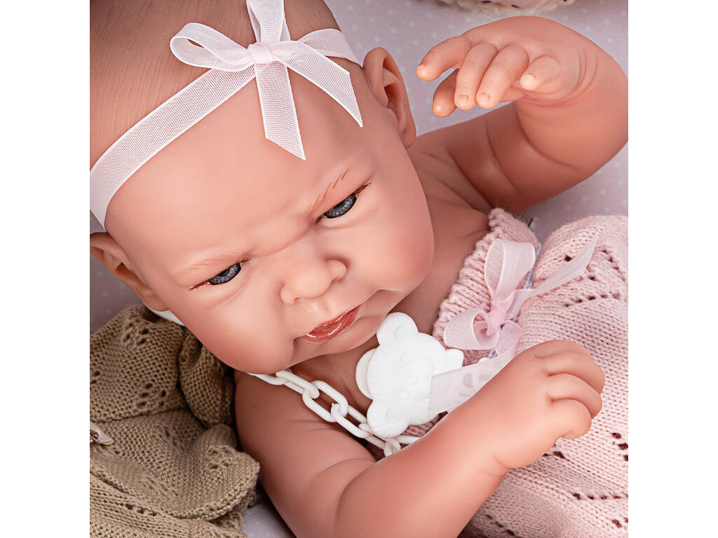 Neugeborene Puppe Lea Hausrat 40 cm. Antonio Juan 5082