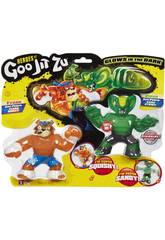 Heroes Of Goo Jit Zu Pack 2 Figure Tygor Vs Viper Bandai 41017