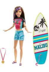 Barbie Soeur Athl�te Surf Mattel GHK36