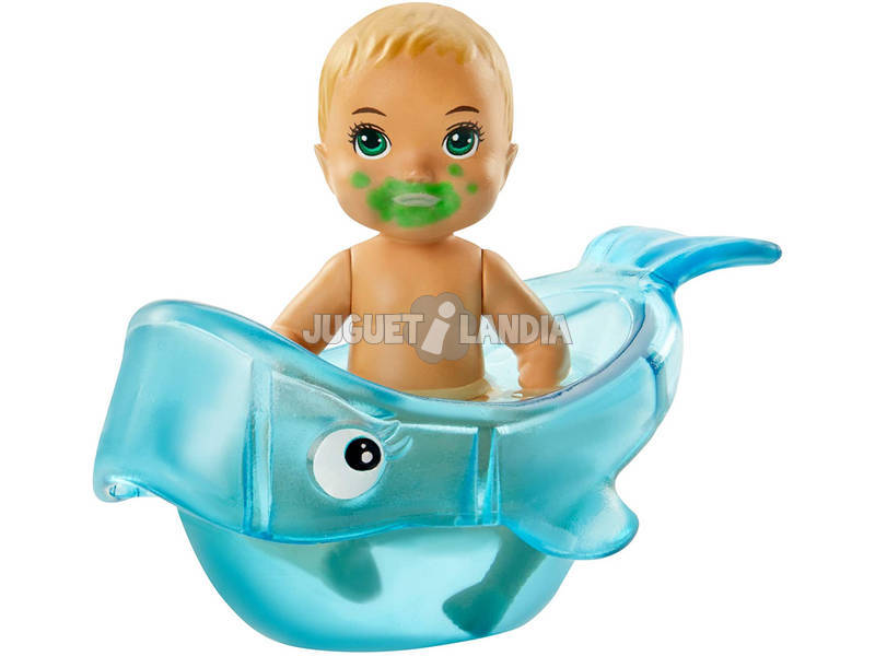 Barbie Skipper Canguro di Bebè Ora del bagno Mattel GHV84