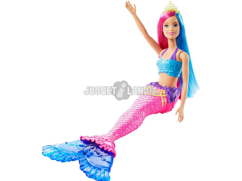 Barbie Sereia Dreamtopia Cor-de-rosa e Azul Mattel GJK08