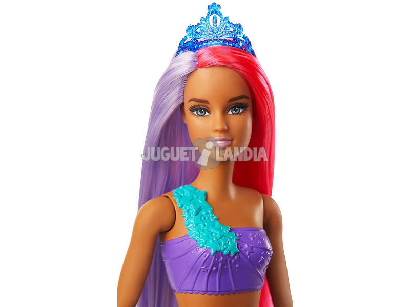 Barbie Sirène Dreamtopia Violette et Corail Mattel GJK09