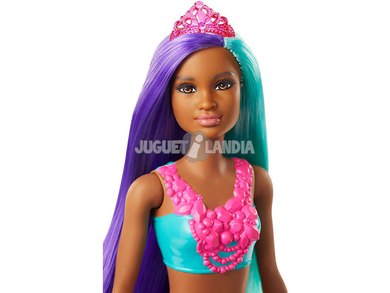 Barbie Sirena Dreamtopia Violeta y Azul Mattel GJK10