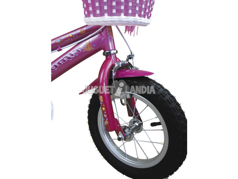 Bicicleta 12 Lydia com Cesto e Assento para Boneca Umit J1261