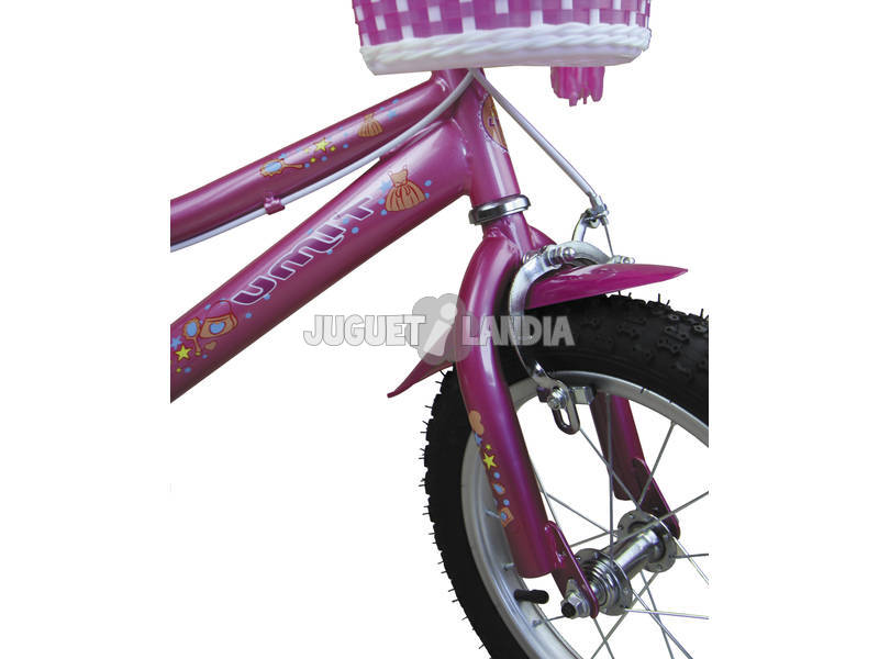 Fahrrad 14 Lydia mit Korb und Puppenhalter Umit J1461