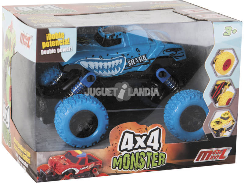 Reibungwagen Monster Animal 4x4