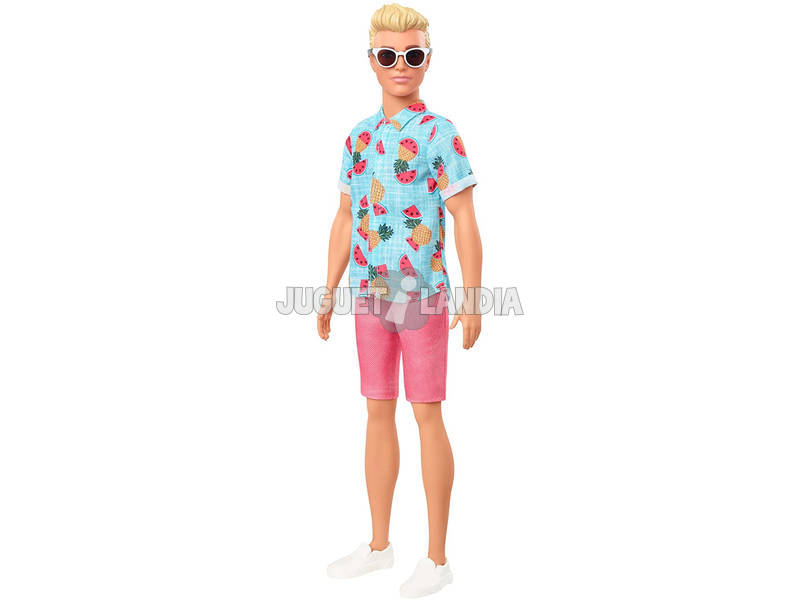 Barbie Ken Fashionista Hemd mit Früchten Mattel GHW68