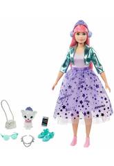 Barbie Princess Adventure avec Animal de Compagnie et Accessoires Mattel GML77