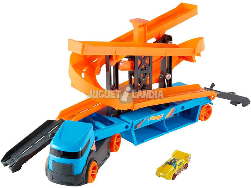 Hot Wheels City Ascenseur et Lanceur Camion Transporteur Mattel GNM62