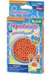 Aquabeads Pack Abalorios Sólidos Naranja Epoch Para Imaginar 32518