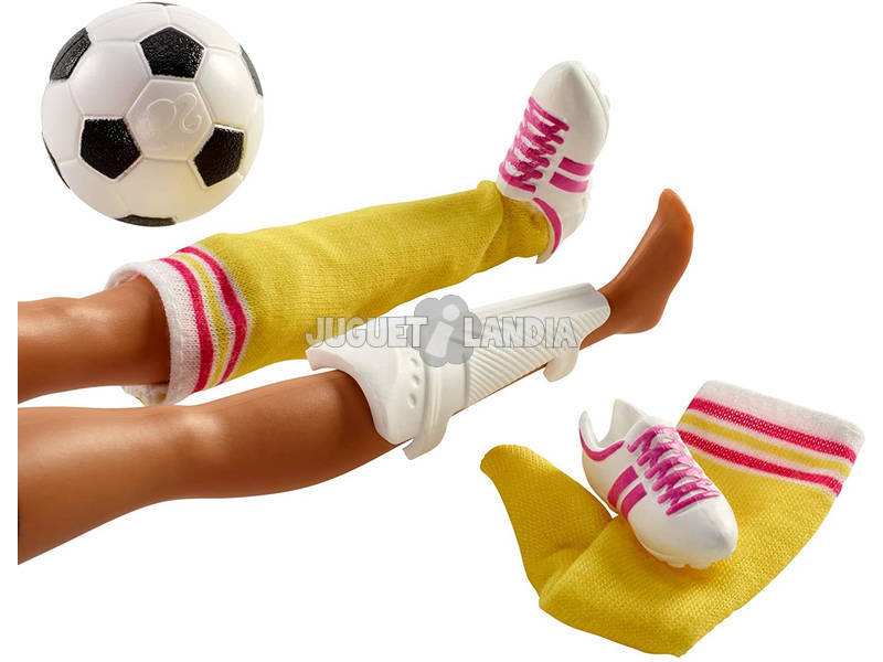 Barbie Quero Ser Jogadora de Futebol Mattel GFX26