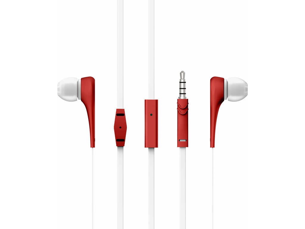 Auriculares Earphones Style 1+ Red Energy Sistem 44600