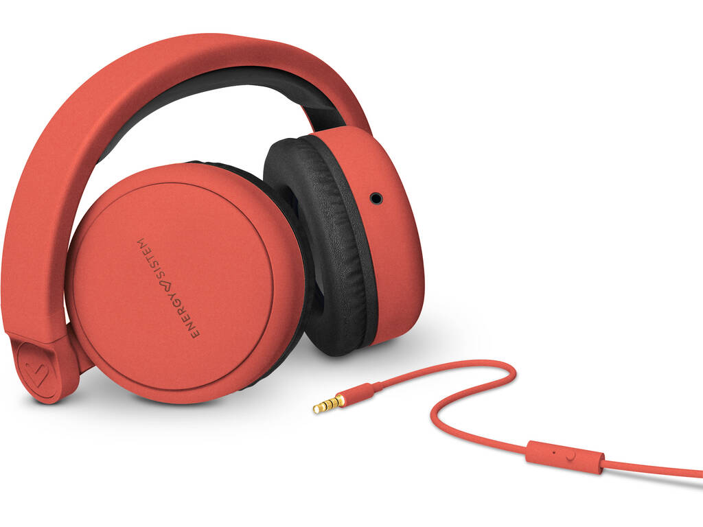 Auscultadores Headphones Style 1 Talk Chili Red Energy Sistem 44883