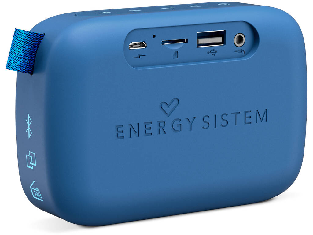 Haut-parleur Portable Fabric Box 1+ Pocket Blueberry Energy Sistem 44646