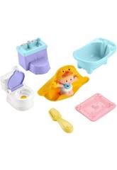 Little People Set de B�b�s L'heure du Bain et du Jeu Mattel GKP66