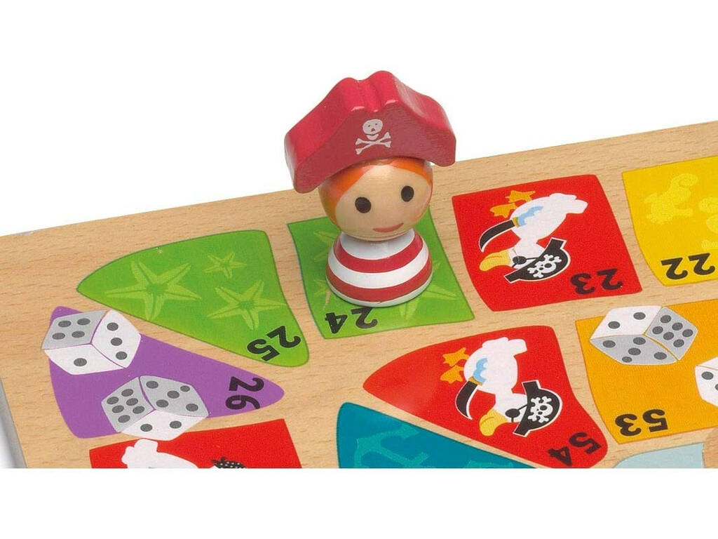 Parcheesi Jeu de L'Oie Pirates Cayro 843