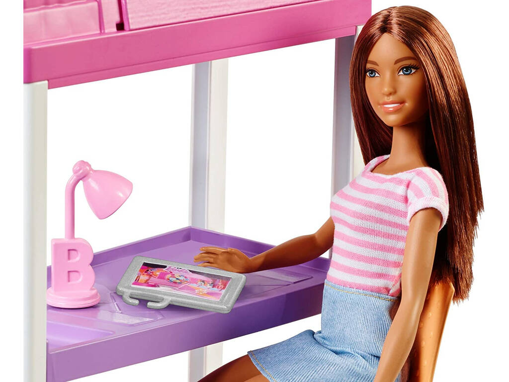 Barbie Mobiliario Dormitorio Mattel FXG52
