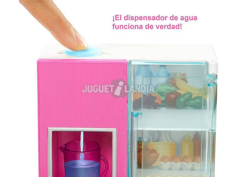 Barbie Mobilier Réfrigérateur Mattel GHL84