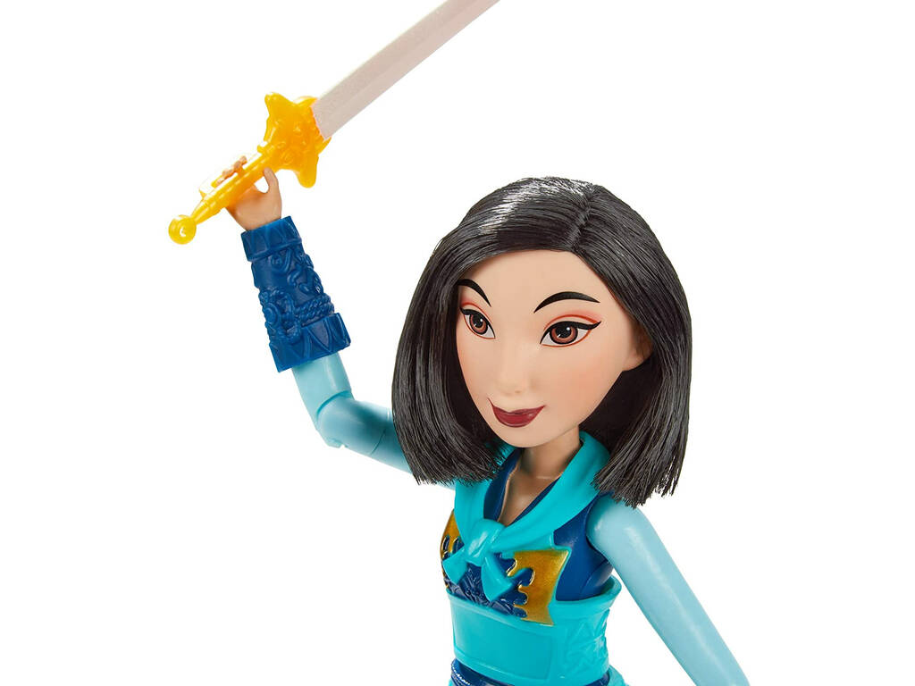 Princeses Disney Poupée Mulan Guerrière de Hasbro 86285