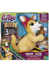 Fur Real Peluche Mama Josie Le Kangourou Hasbro E6724