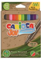 Pack Marqueur Eco Joy 12 Couleurs Carioca 43100