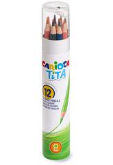 Tubo Pack de 12 Lpices Tita Carioca 43340