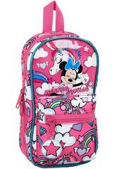 Plumier Sac à Dos Minnie Mouse avec des Accessoires Safta 412012747